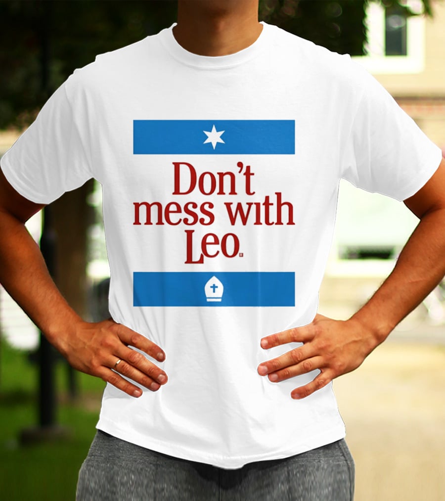 Don't Mess With Leo Mitre Star T-Shirt