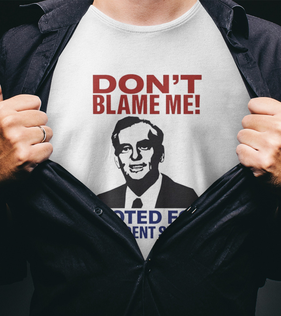 Don't Blame Me I Voted For President Skibidi Richard Nixon T-Shirt