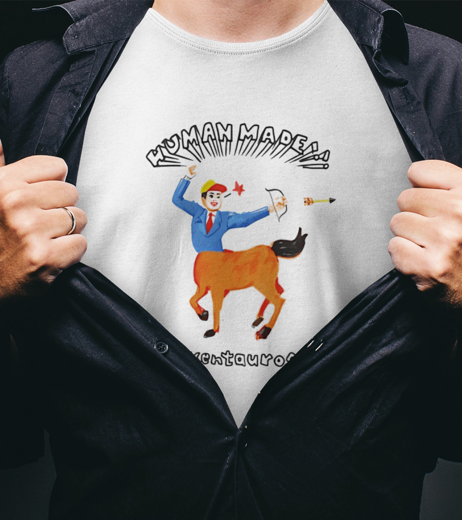 Human Made Kentauros Centaur Businessman Archer T-Shirt