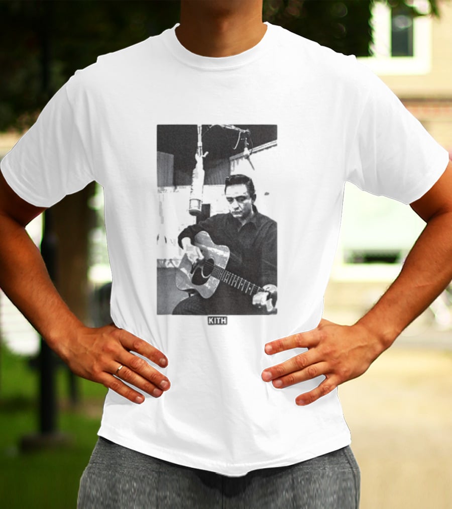 Kith Records Johnny Cash Folsom Prison Retro Music T-Shirt
