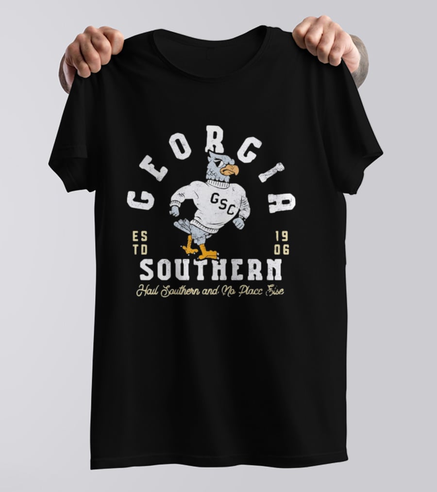 Georgia Southern GSC Eagles Est 1906 Hail Southern And No Place Else T-Shirt
