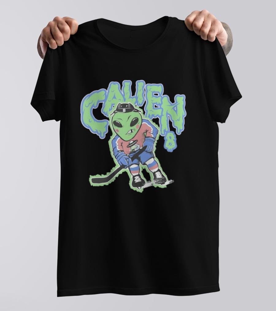 Cale Makar Calien Alien Hockey Colorado Avalanche NHL T-Shirt