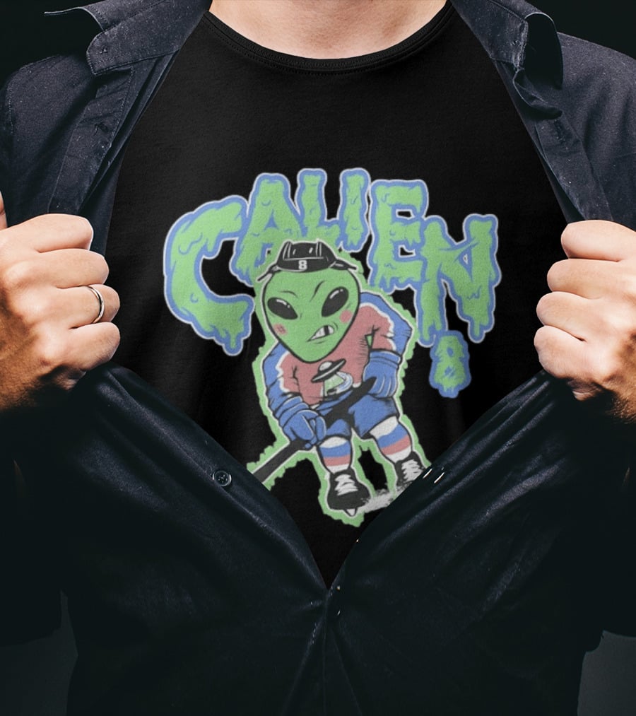 Cale Makar Calien Alien Hockey Colorado Avalanche NHL T-Shirt