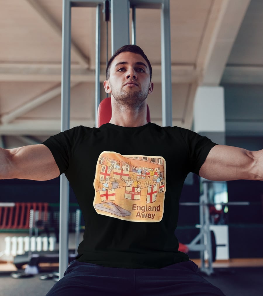 England Away Terrace Cult For King And Country Flag T-Shirt