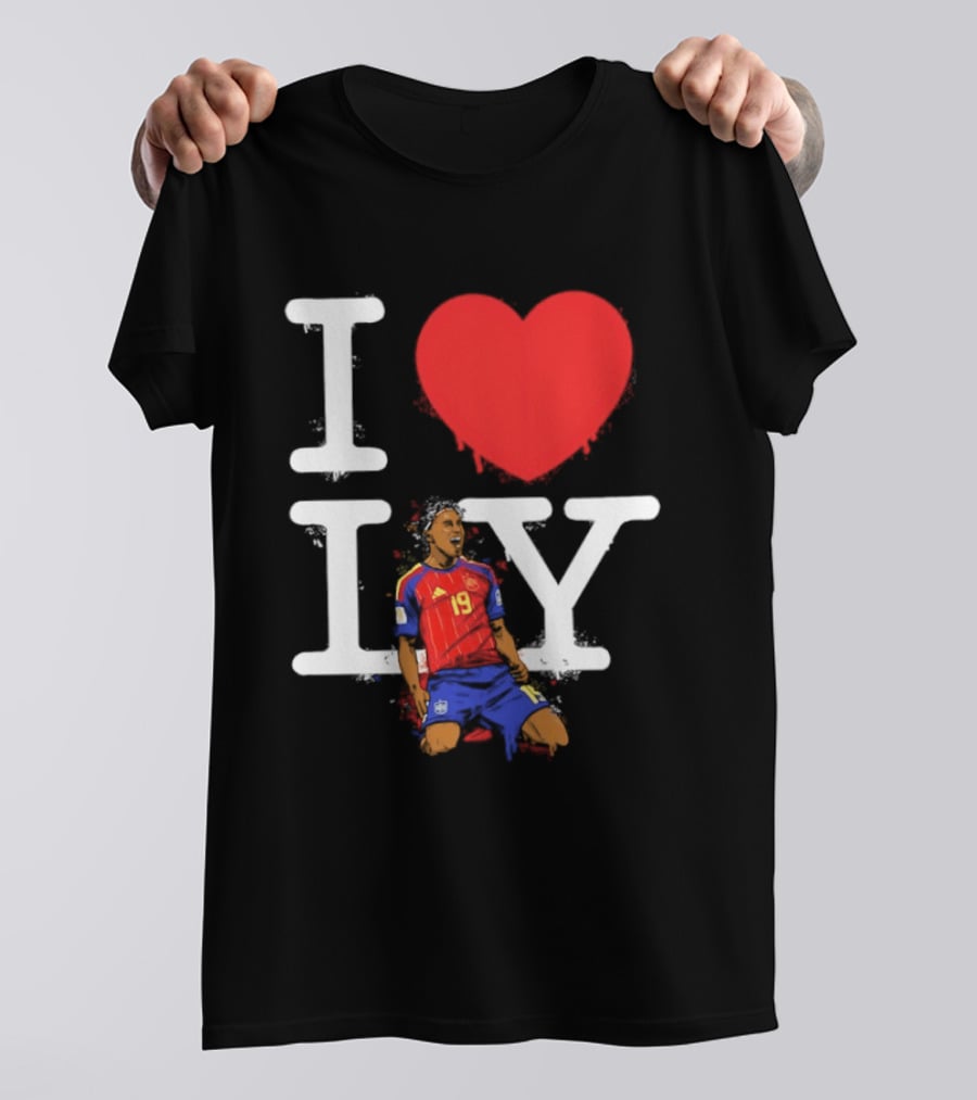 I Love Lamine Yamal Spain National Football Team 19 T-Shirt