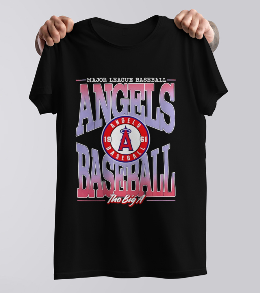 Los Angeles Angels Baseball The Big A 1961 Major League Angels T-Shirt