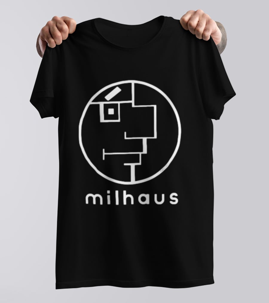 Milhaus Thrillhaus Face Minimalist Line T-Shirt
