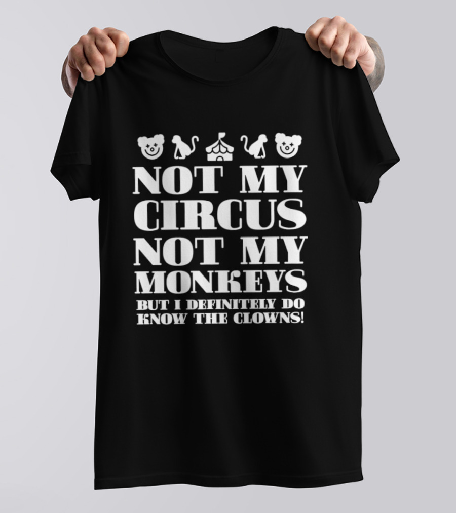 Not My Circus Not My Monkeys But I Definitely Do Know The Clowns T-Shirt