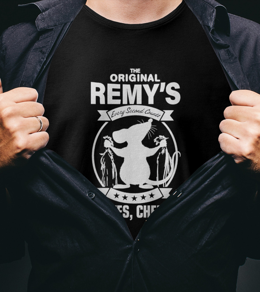 The Original Remy's Every Second Counts Yes Chef Rat T-Shirt