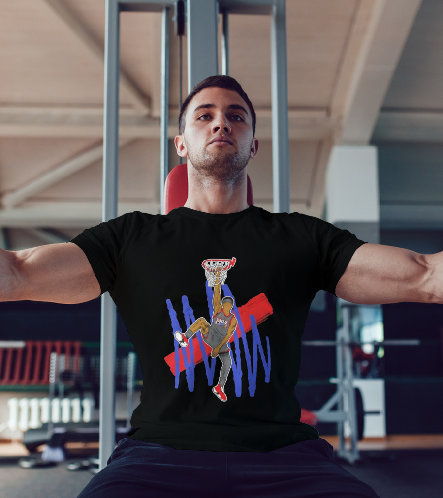 FHLY Basketball Dunk Athlete V J Edgecombe Highlight Action T-Shirt