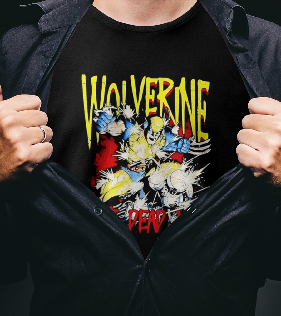 Wolverine Marvel Comics Not Dead Yet Bold Color T-Shirt