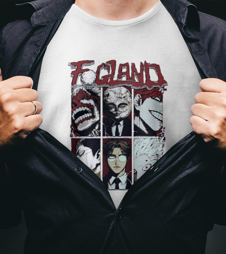 FOGLAND Manga Characters Face Expressions T-Shirt