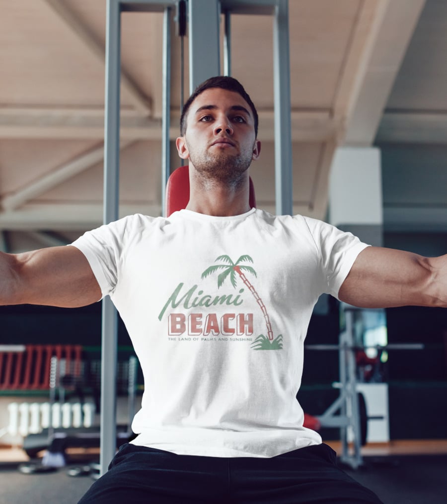Miami Beach Land Of Palms And Sunshine T-Shirt