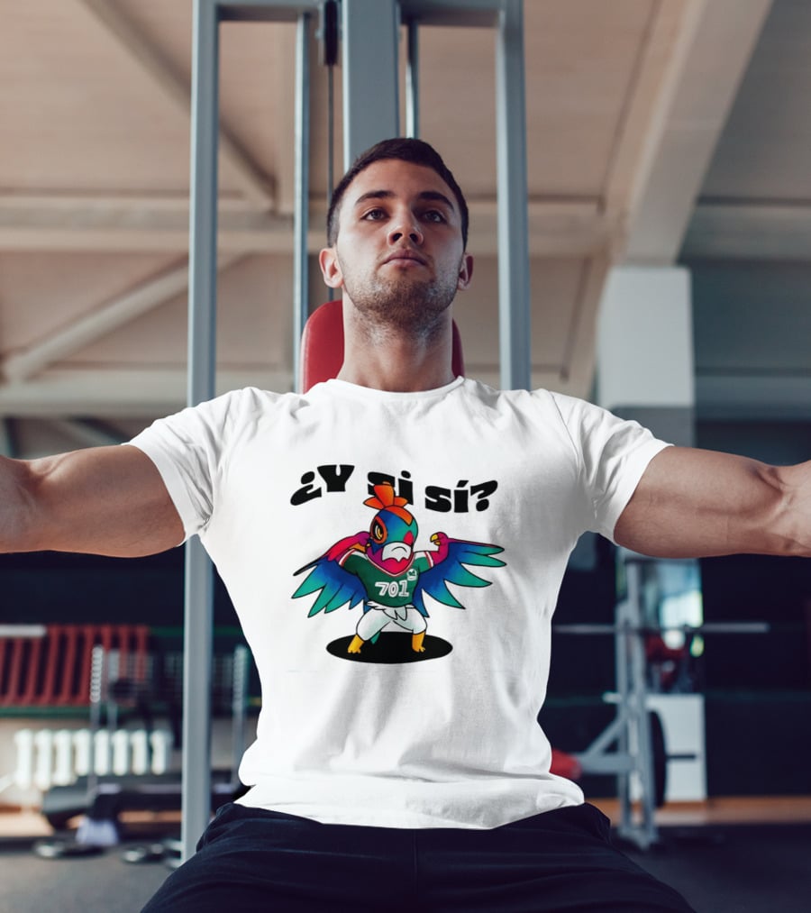¿Y Si Sí? Mexico Football Bird 7017 T-Shirt