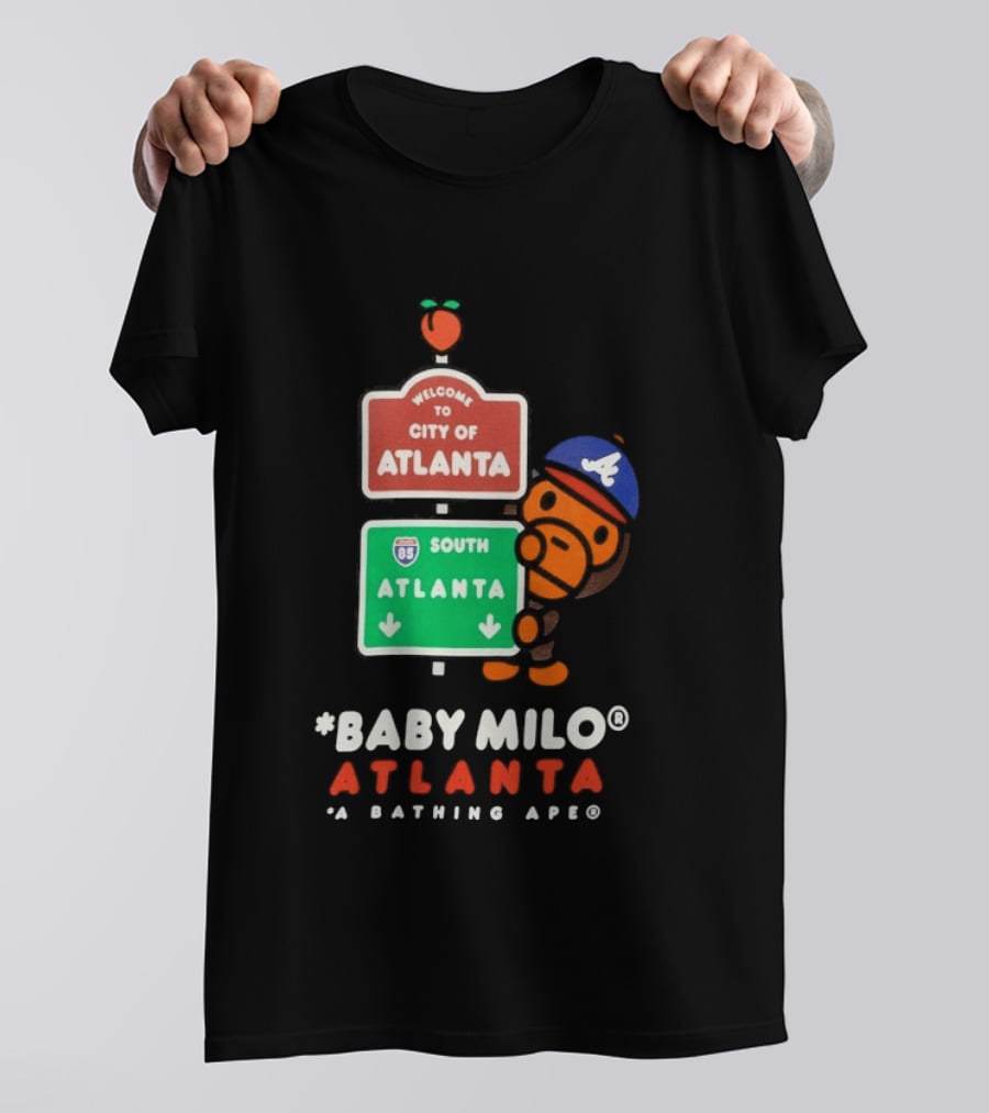 Welcome To City Of Atlanta Baby Milo A Bathing Ape South Atlanta 85 T-Shirt