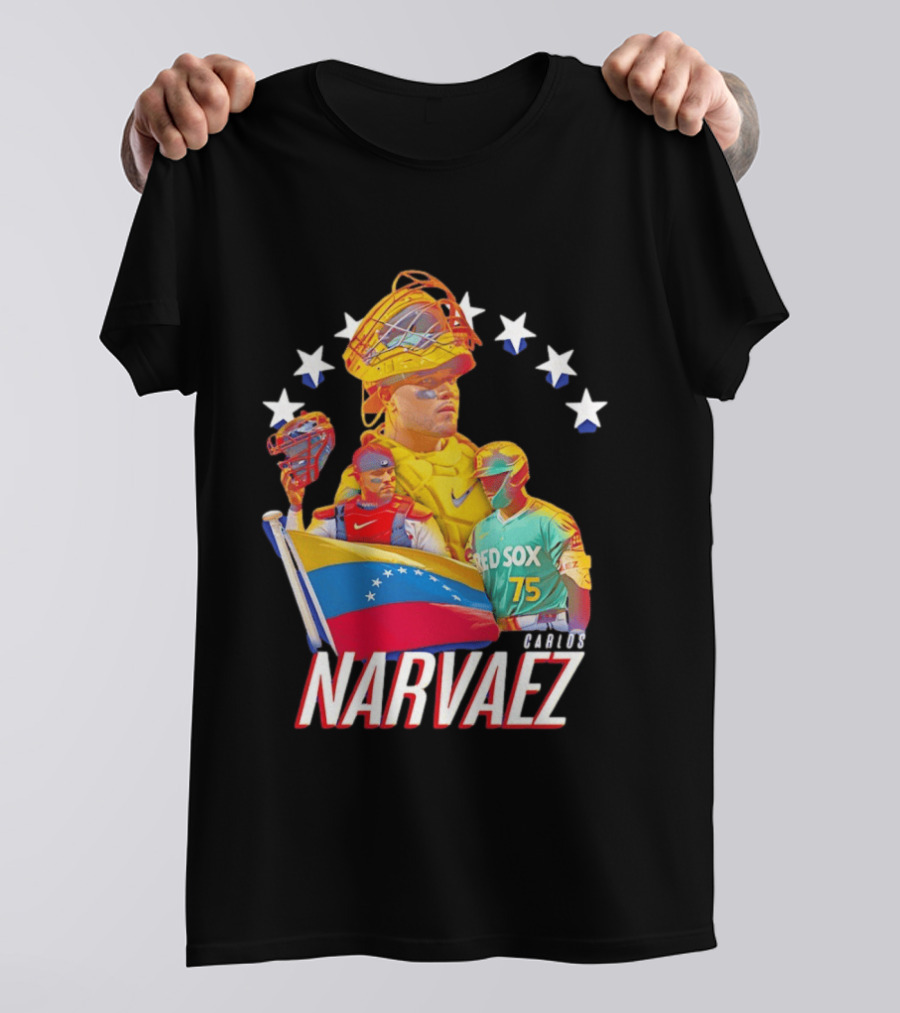 Carlos Narvaez Boston Red Sox Venezuela Catcher 75 T-Shirt