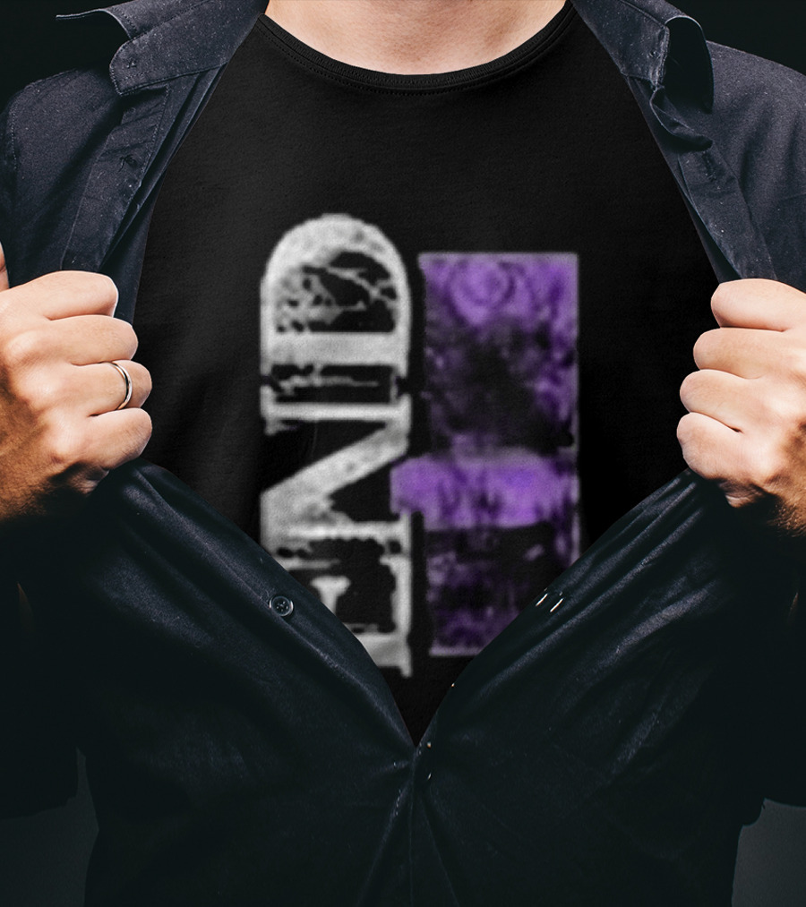 Closed Casket Activities End Victim Purple Black T-Shirt