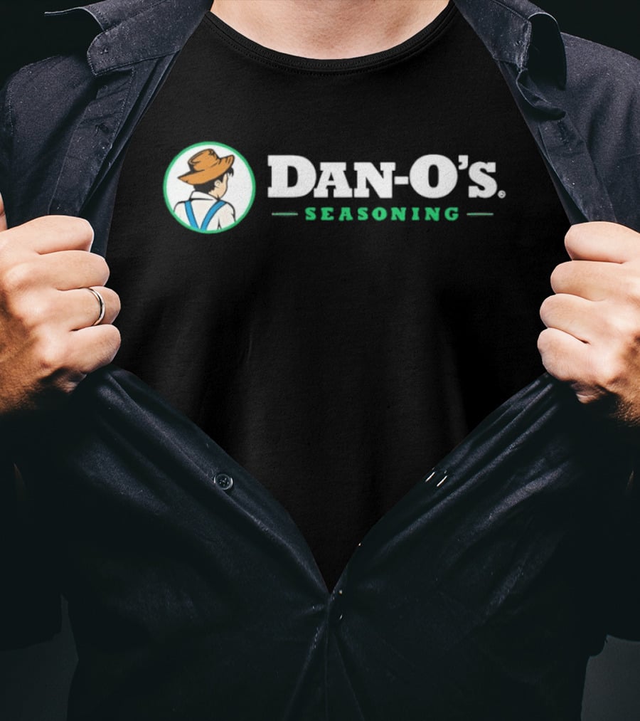 Dan O's Seasoning Farmer Boy Hat Icon Vintage Style Cooking Essentials T-Shirt