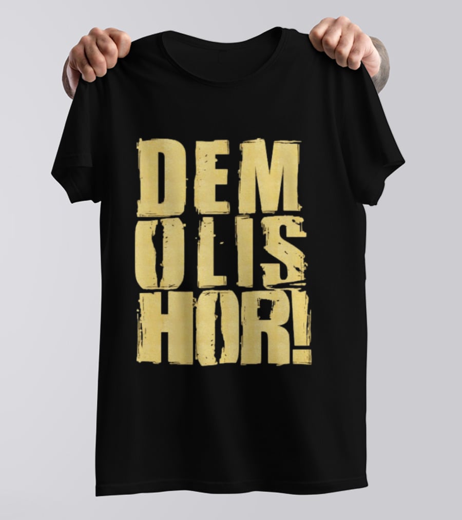 DEMOLISHOR Gold T-Shirt