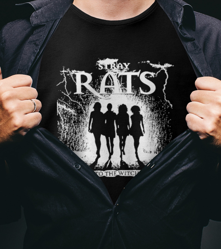 Stray Rats Welcome To The Witching Hour Silhouette Lightning T-Shirt