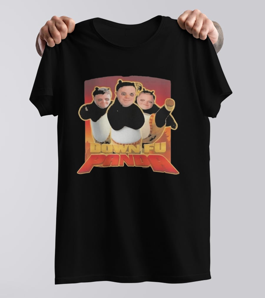 Down Fu Panda Movie Parody Humor Costume T-Shirt