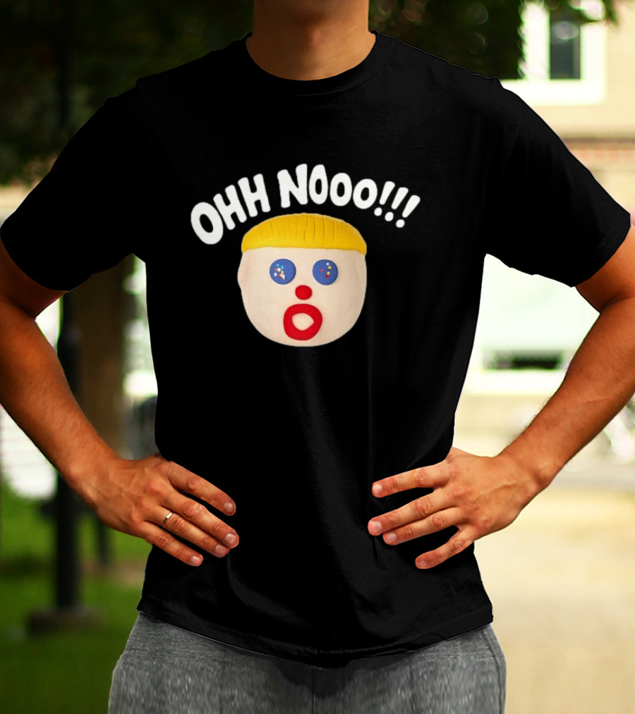 Oh No Mr Bill Iconic Claymation Face And Catchphrase From Classic TV Show T-Shirt