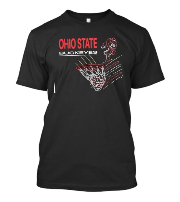 Ohio State Buckeyes Brutus The Buckeye Dunking Basketball NCAA Sports T-Shirt