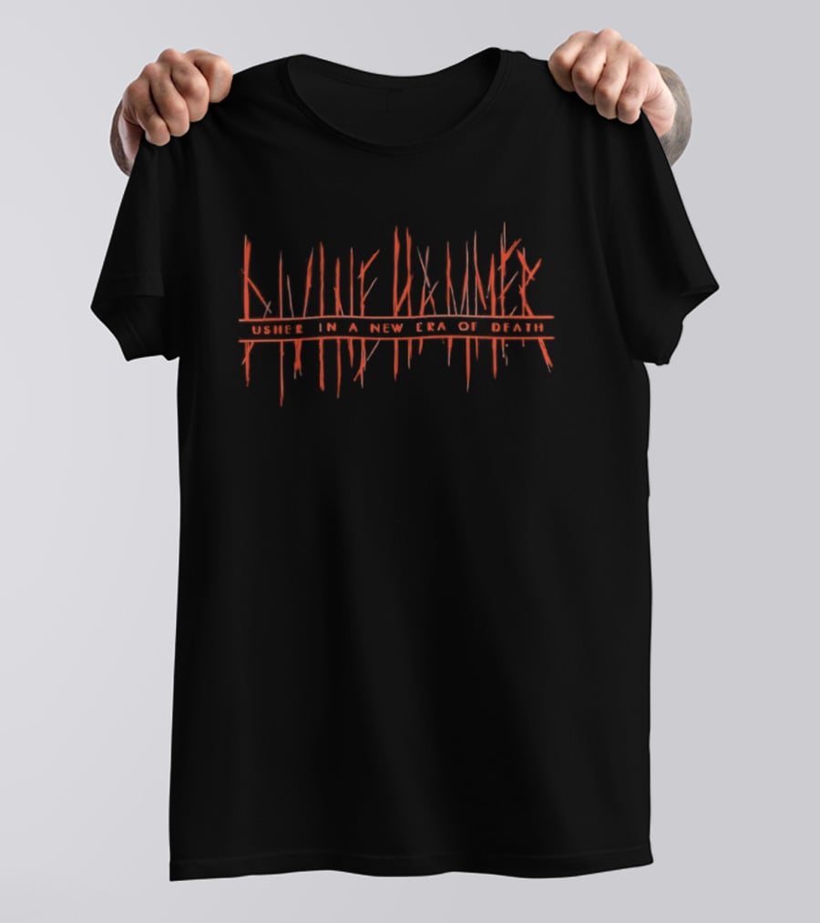 Kataklysm Usher In A New Era Of Death Scratchy Font T-Shirt