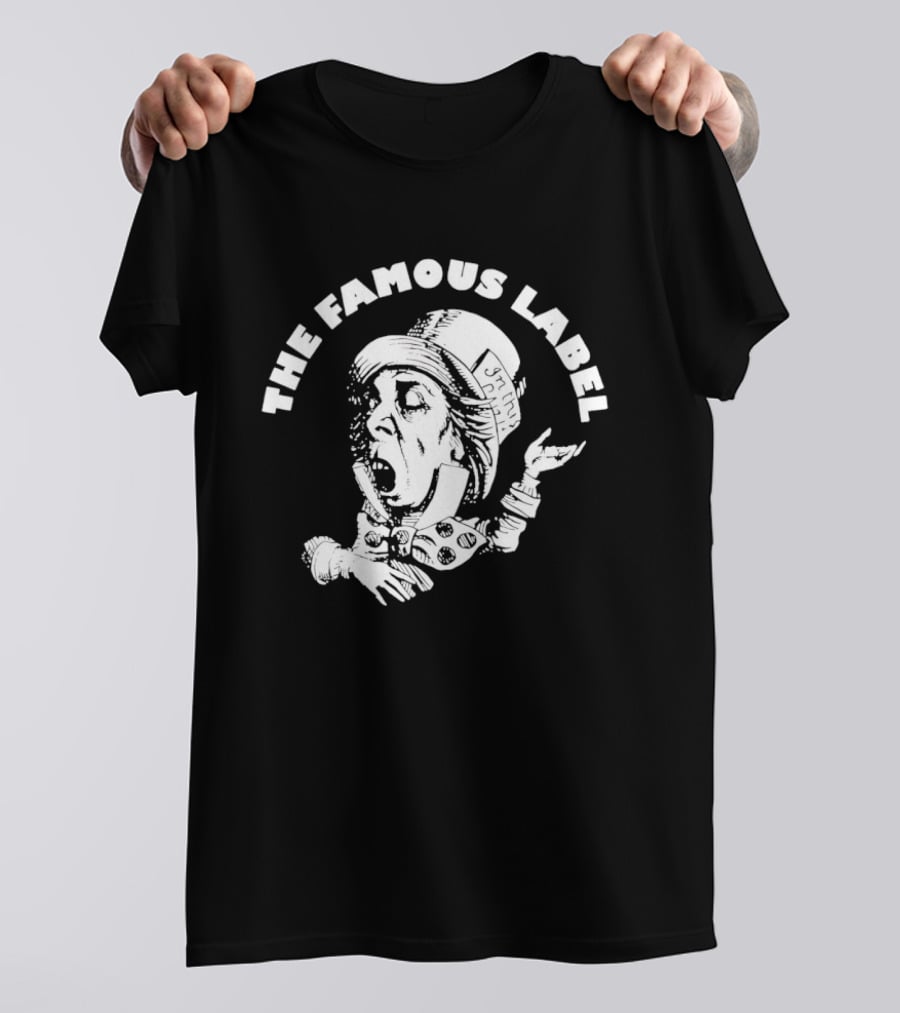 The Famous Label Mad Hatter Screaming T-Shirt