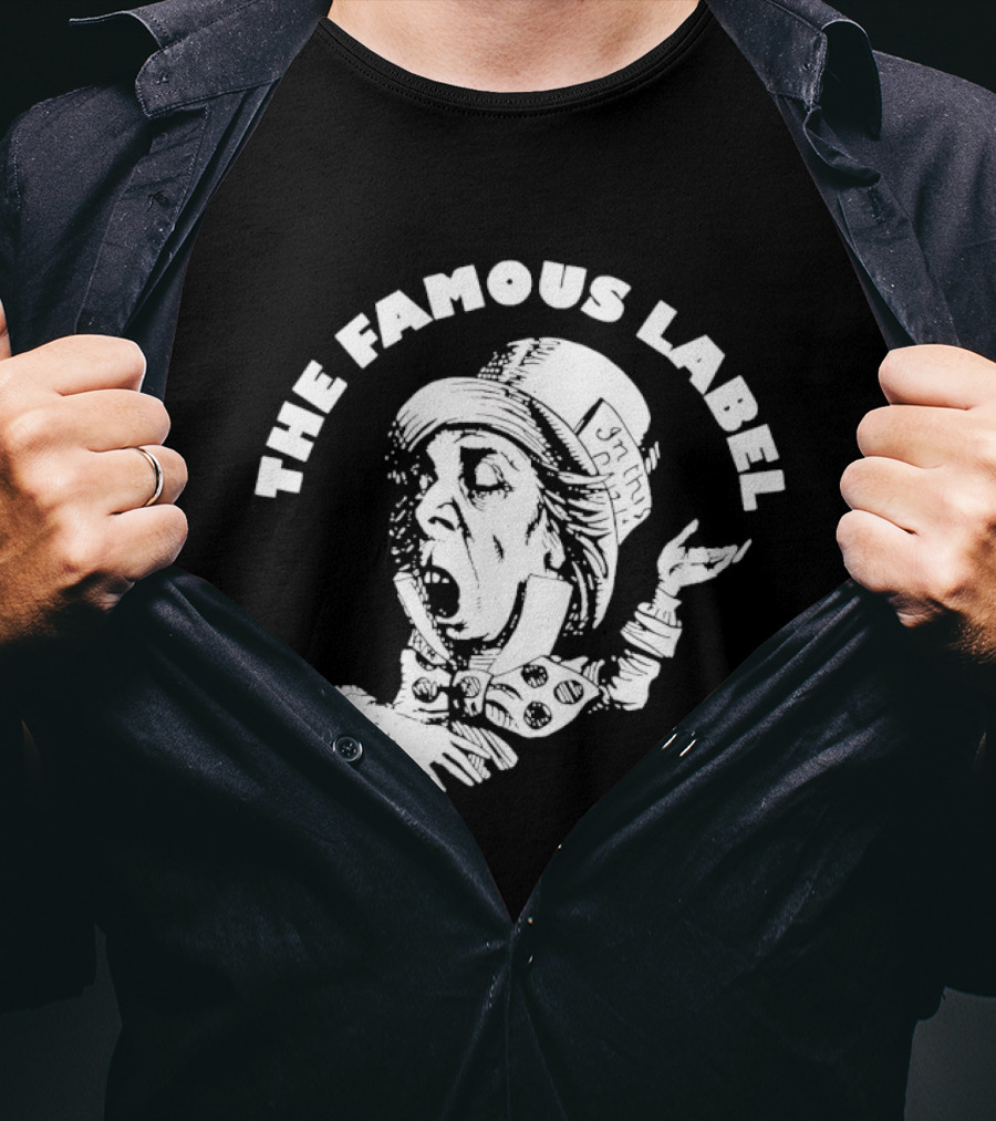 The Famous Label Mad Hatter Screaming T-Shirt