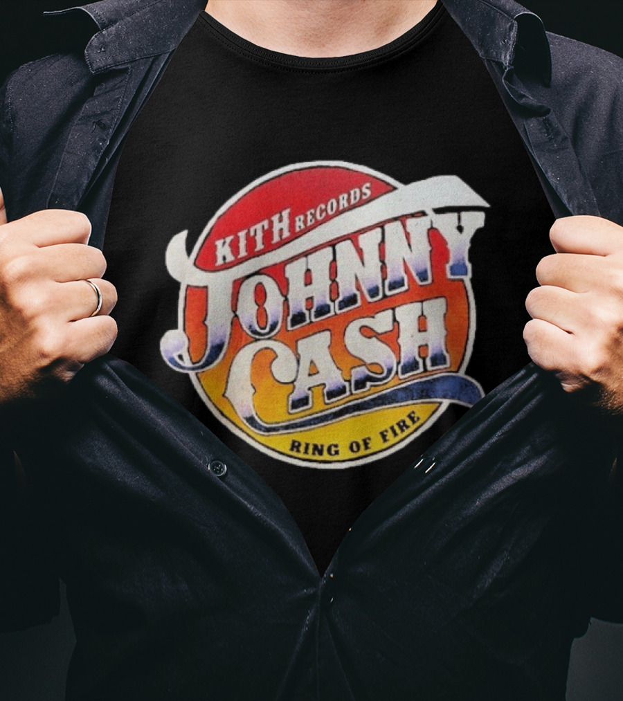 Kith Records Johnny Cash Ring Of Fire T-Shirt