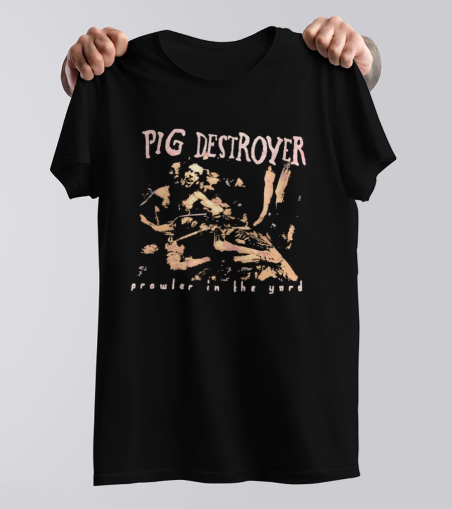 Pig Destroyer Prowler In The Yard Grindcore Band Album T-Shirt