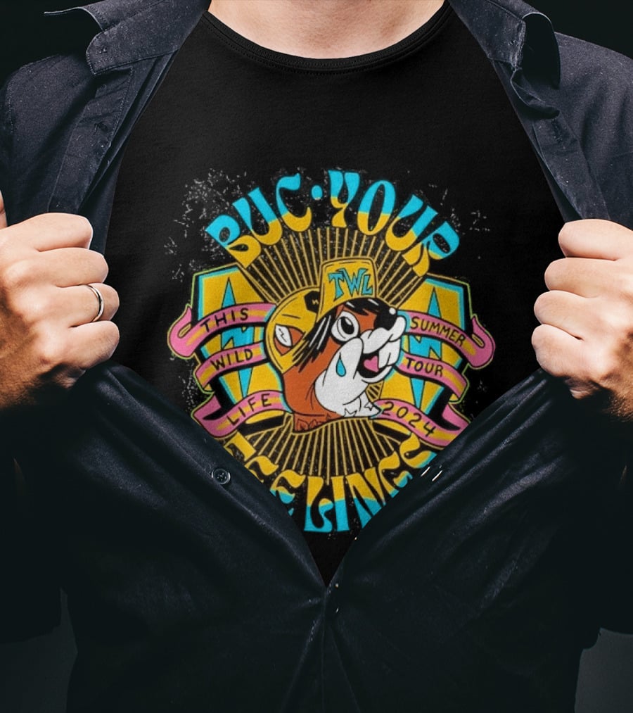 Buc'ees TWL This Wild Life Your Feelings Summer Tour 2024 T-Shirt
