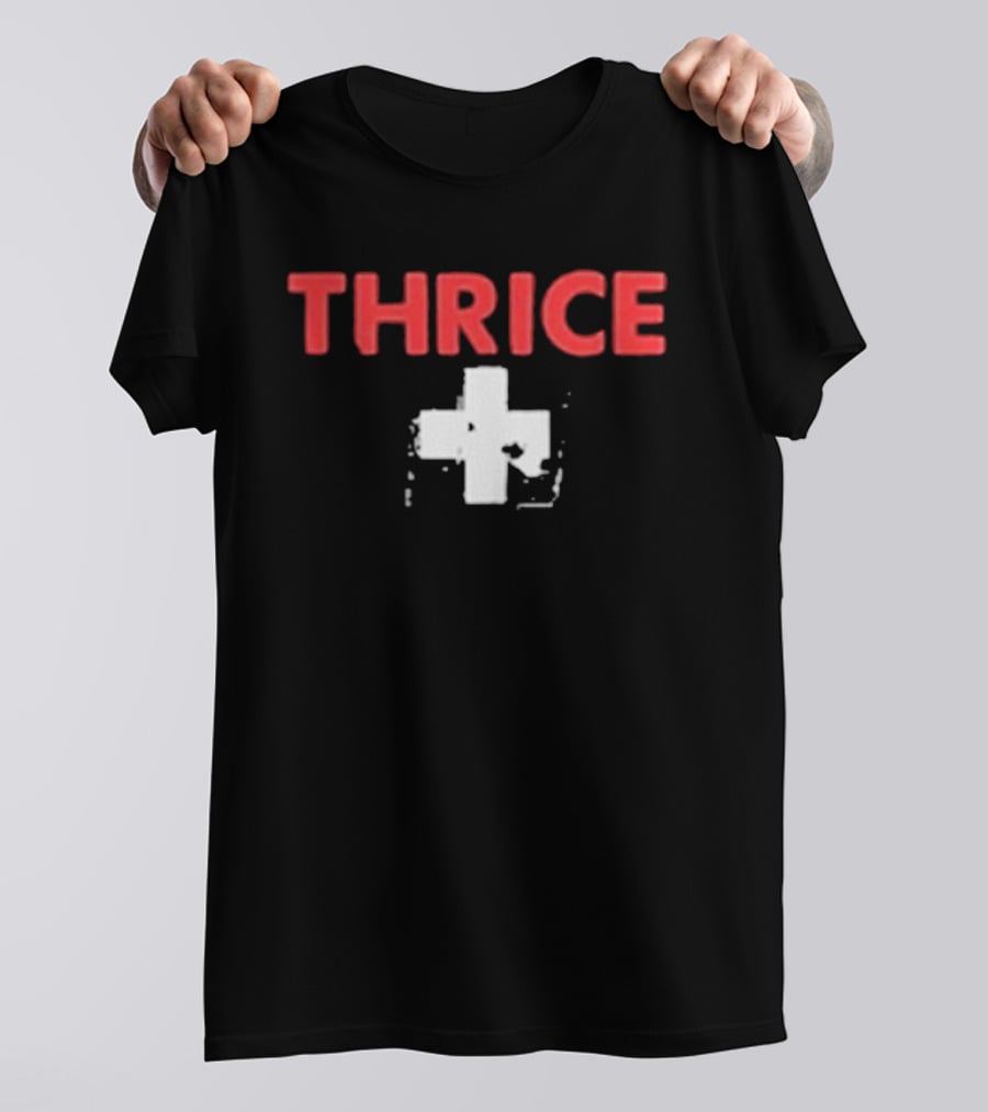 Thrice Ambulance Cross Old School T-Shirt