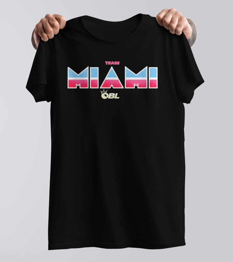 Tim Hardaway Sr Team Miami OBL Miami Heat T-Shirt
