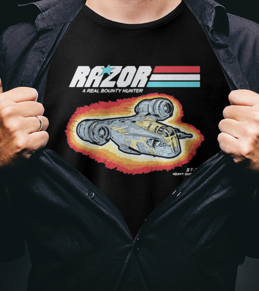 Razor A Real Bounty Hunter ST 70 Heavy Gunship T-Shirt