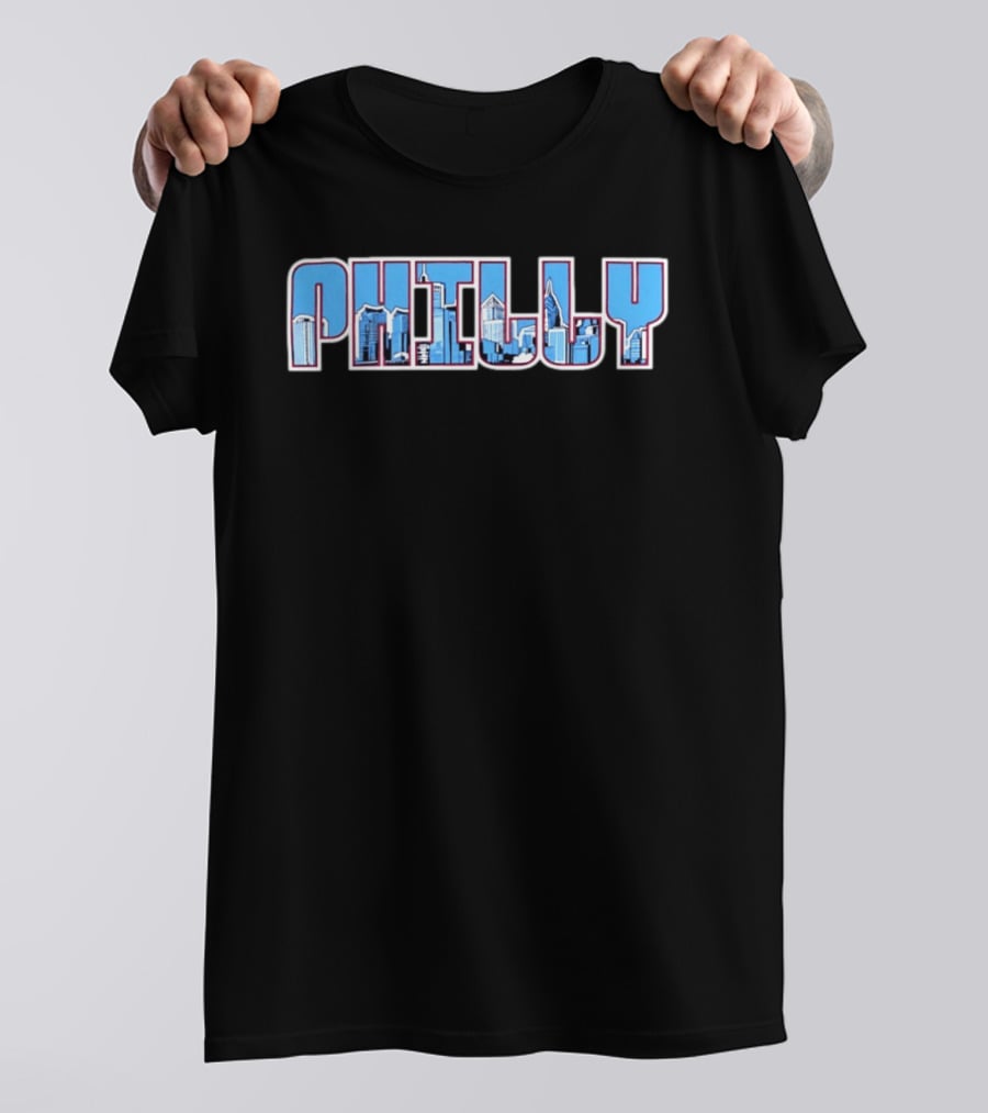 Philly Philadelphia Skyline Cityscape Urban Architecture T-Shirt