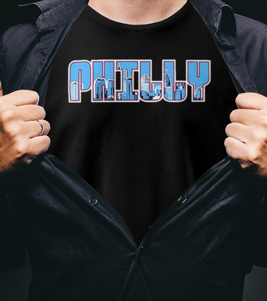 Philly Philadelphia Skyline Cityscape Urban Architecture T-Shirt