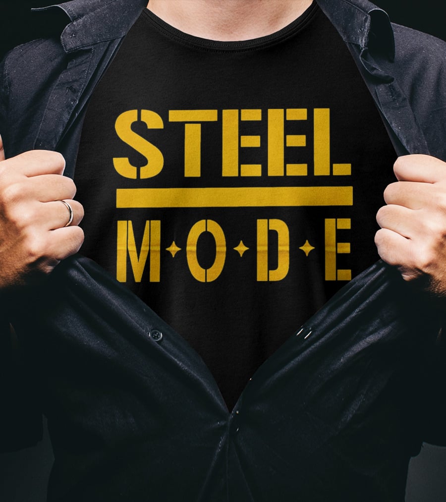 Steel Mode Pittsburgh Football Blanket T-Shirt