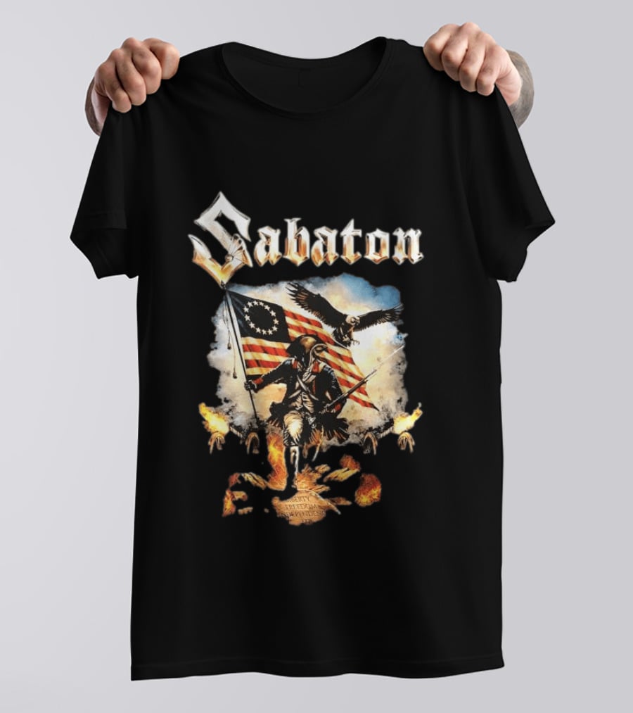 Sabaton Liberty Of Death USA 4th Of July 2026 Independence Freedom T-Shirt