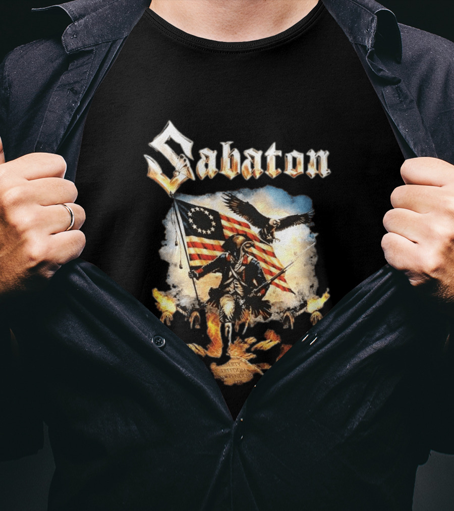 Sabaton Liberty Of Death USA 4th Of July 2026 Independence Freedom T-Shirt