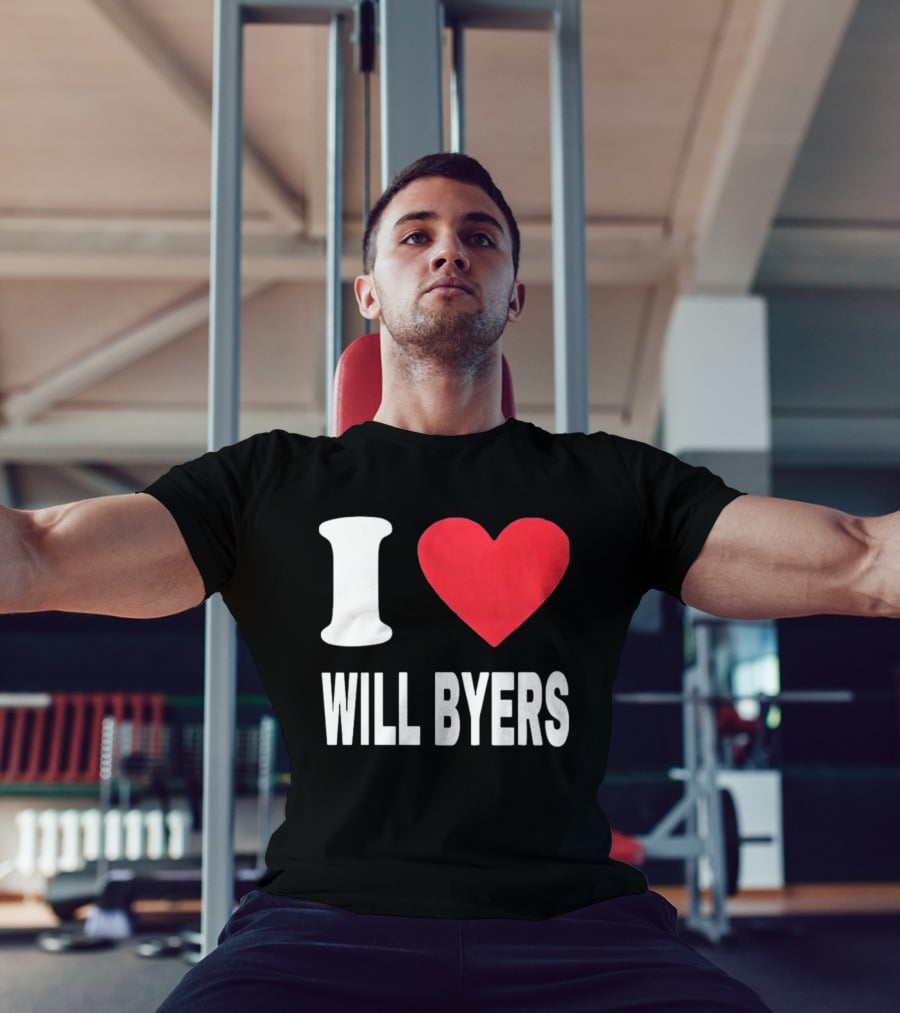 I Love Will Byers Heart Fan Appreciation T-Shirt