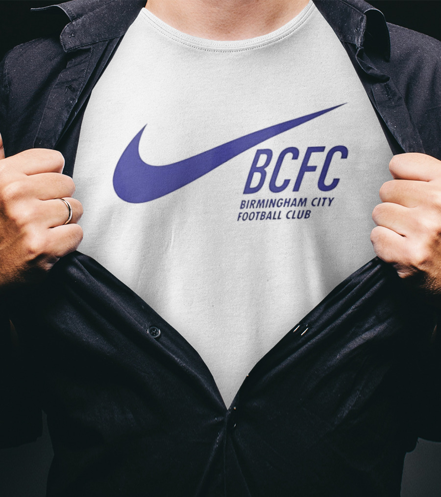 BCFC Birmingham City Football Club Nike Swoosh T-Shirt