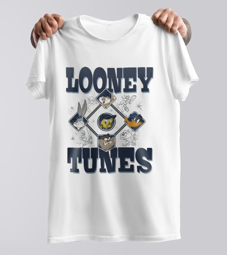 New York Yankees Looney Tunes Bugs Bunny 2026 Character Collaboration T-Shirt