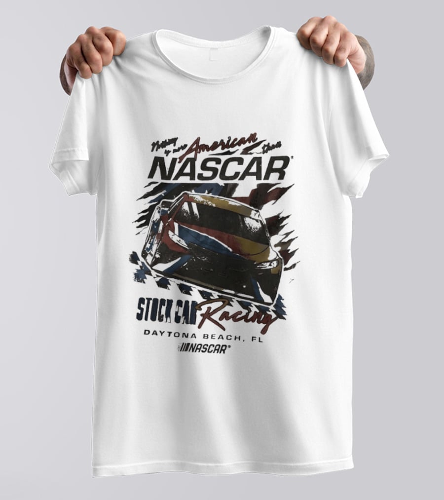 Nothing Is More American Than NASCAR Stock Car Racing In Daytona Beach FL #NASCAR T-Shirt