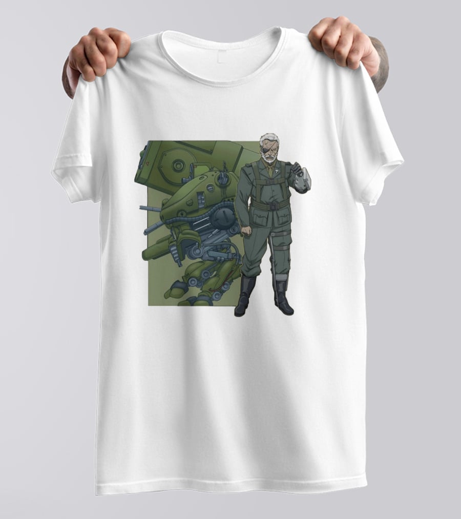 Big Boss Metal Gear Solid Character And Mech T-Shirt