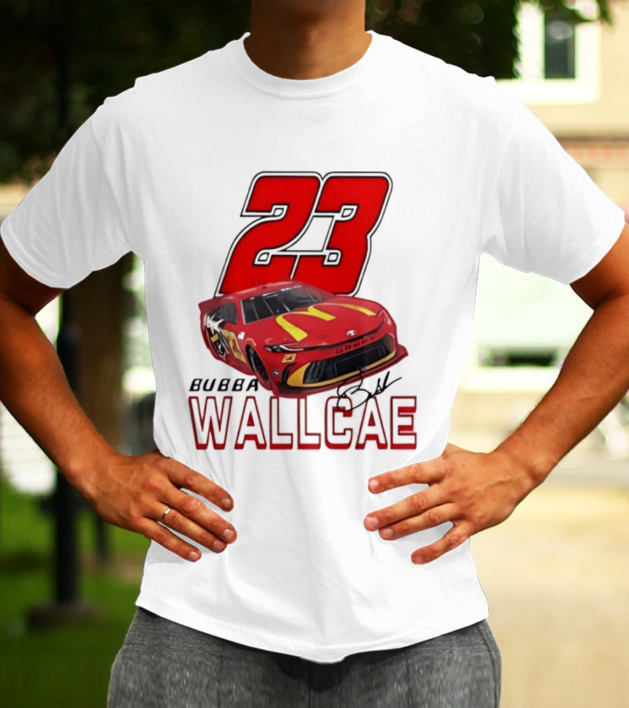Bubba Wallace 23 Car NASCAR 23XI Racing T-Shirt