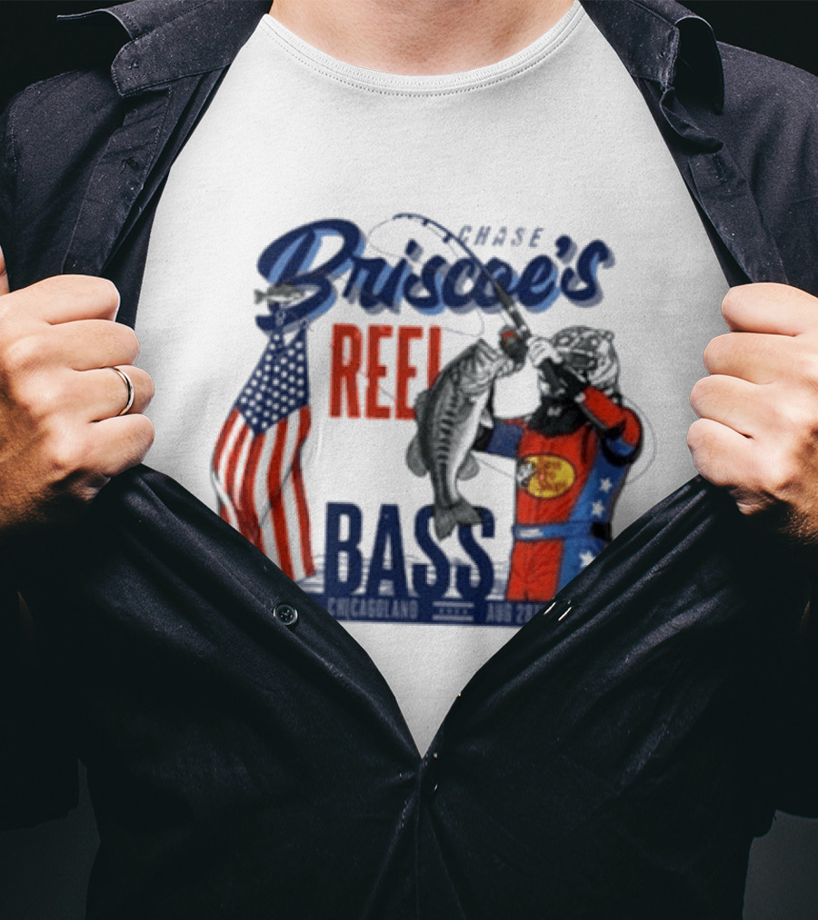 Chase Briscoe's Reel Bass Pro Shops Chicagoland Aug 28th 2026 T-Shirt