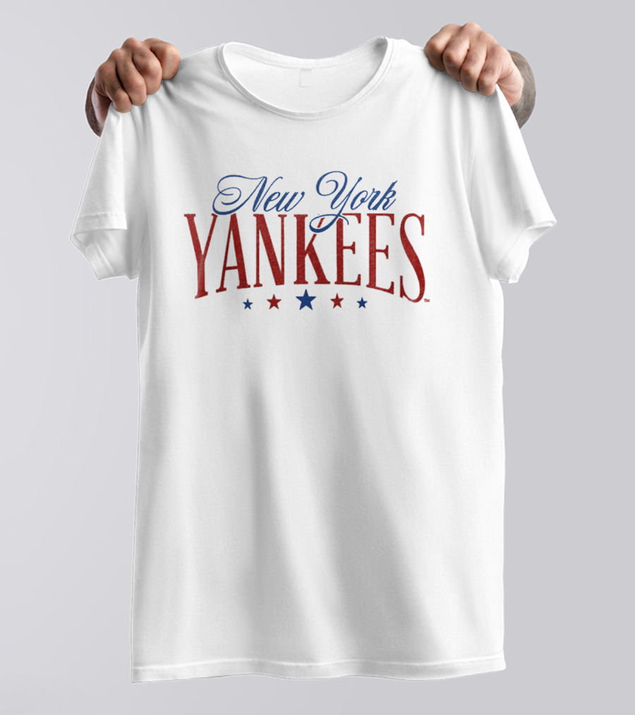 New York Yankees Patriotic 4th Of July American Flag Yankees Stars T-Shirt