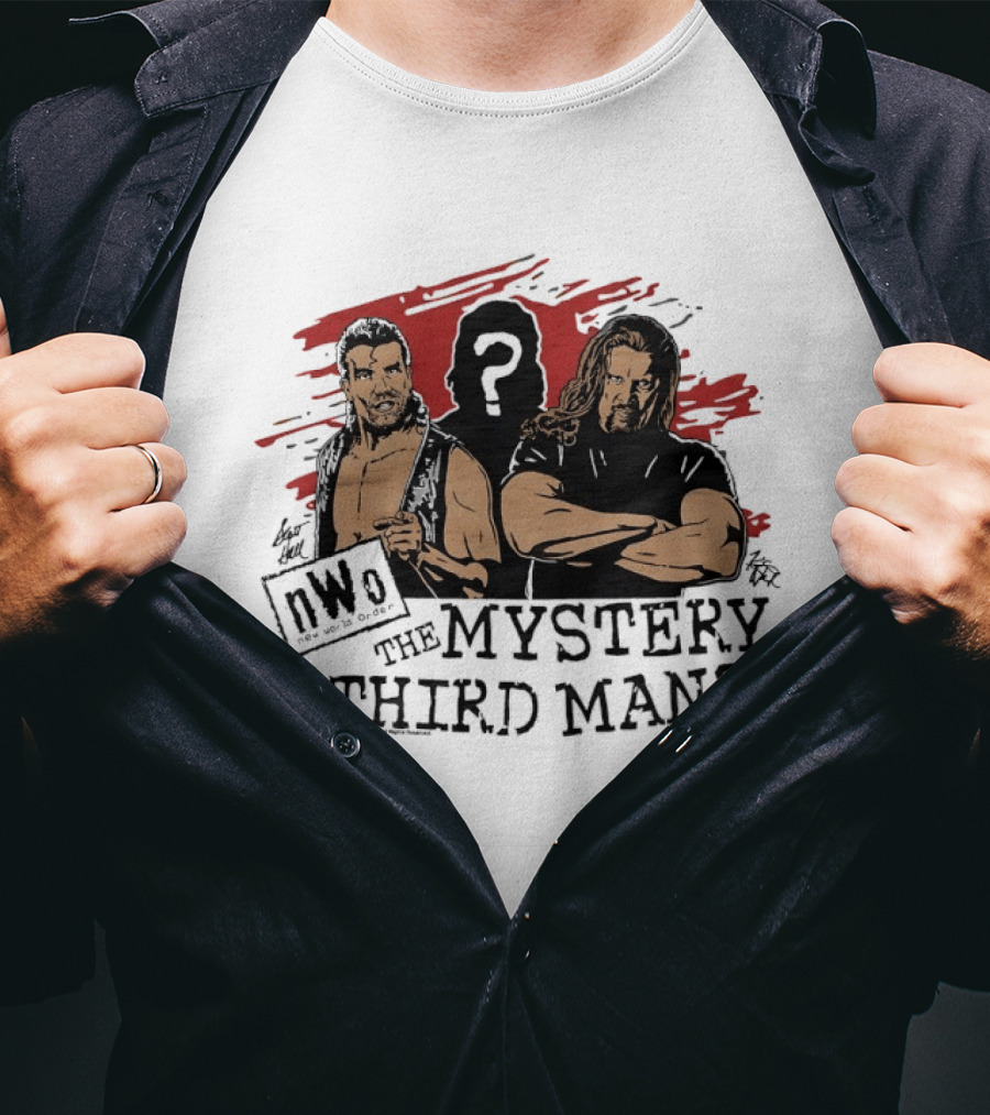 NWo Scott Hall Kevin Nash The Mystery Third Man T-Shirt
